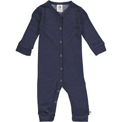Müsli by Green Cotton Baby Boys Woolly Bodysuit and Toddler Sleepers, Night Blue, 92 von Müsli by Green Cotton