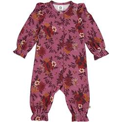 Müsli by Green Cotton Baby Girls Bloomy Bodysuit and Toddler Sleepers, Boysenberry/Fig/Berry red, 80 von Müsli by Green Cotton