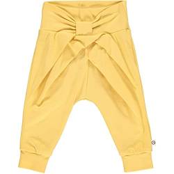 Müsli by Green Cotton Baby Girls Cozy me Bow Casual Pants, Yellow Moon, 92 von Müsli by Green Cotton