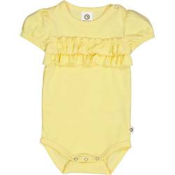 Müsli by Green Cotton Baby Girls Cozy me Frill s/s Body Base Layer Underwear, Corn, 86 von Müsli by Green Cotton