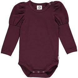 Müsli by Green Cotton Baby Girls Cozy me Puff l/s Body Base Layer, Fig, 68 von Müsli by Green Cotton