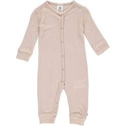 Müsli by Green Cotton Baby Girls Woolly Bodysuit and Toddler Sleepers, Spa Rose, 80 von Müsli by Green Cotton