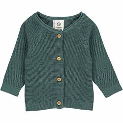 Müsli by Green Cotton Baby - Jungen Knit Baby Cardigan Sweater, Pine, 62 EU von Müsli by Green Cotton
