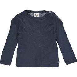 Müsli by Green Cotton Baby - Jungen Woolly L/S Baby T Shirt, Night Blue, 98 EU von Müsli by Green Cotton