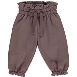 Müsli by Green Cotton Baby - Mädchen Flared Sweat Baby Casual Pants, Grape, 62 EU von Müsli by Green Cotton