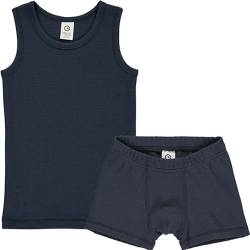 Müsli by Green Cotton Boy's Underwear Set Boxer Boy Base Layer, Night Blue, 104 von Müsli by Green Cotton