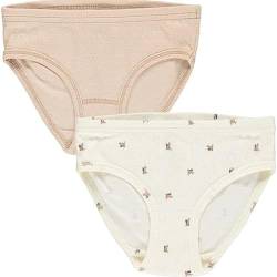 Müsli by Green Cotton Girl's Brief Girl 2-Pack Base Layer, Spa Rose, 134 von Müsli by Green Cotton