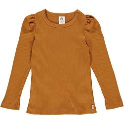 Müsli by Green Cotton Girl's Cozy Rib Puff l/s T T-Shirt, Lion, 134 von Müsli by Green Cotton