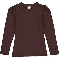 Müsli by Green Cotton Girl's Cozy me Puff Sleeve T T-Shirt, Coffee, 110 von Müsli by Green Cotton