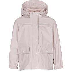 Müsli by Green Cotton Girl's Rainwear Rain Jacket, Rose Moon, 140 von Müsli by Green Cotton