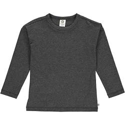 Müsli by Green Cotton Jungen Cozy Me Drop Shoulder L/S T Shirt, Iron Grey Melange, 134 EU von Müsli by Green Cotton