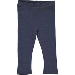 Müsli by Green Cotton Jungen Woolly Baby Leggings, Night Blue, 80 EU von Müsli by Green Cotton