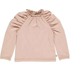 Müsli by Green Cotton Mädchen Cozy Me Frill L/S Baby T Shirt, Spa Rose, 74 EU von Müsli by Green Cotton