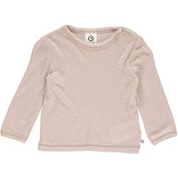 Müsli by Green Cotton Mädchen Woolly L/S Baby T Shirt, Spa Rose, 56 EU von Müsli by Green Cotton