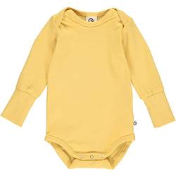 Müsli by Green Cotton Unisex Baby Cozy me l/s Body and Toddler Training Underwear, Yellow Moon, 68 von Müsli by Green Cotton