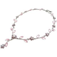 Mugello Collier Kette Fiori rosa Blumenkette schönes Geschenk von Mugello