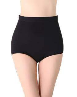 MuistA Damen Pushup Unterhosen Butt Lifter Höschen Miederslip Shapewear Unterwäsche Hip mit Bauchweg Effekt (M-L, Schwarz) von MuistA