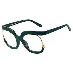 Blaulichtfilter Brille,Blaulicht Brille für Damen Herren,Blaue Licht Blockieren Brille,Computerbrille,Anti Blaufiltergläser,Augenermüdung zu lindern,UV Blaues Blockiert Brillen,ModeTrendbrillen (F) von Muium(TM)