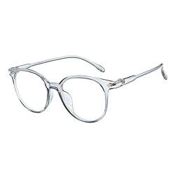 Blaulichtfilter Brille,Blaulicht Brillen,Klassische Runde Gläser Bonbonfarben Unisex Brillen Vintage Sonnenbrille Anti-Augenbelastung,reduziert Blendung blaues Licht,blockiert Computer/Gaming (Blau) von Muium(TM)