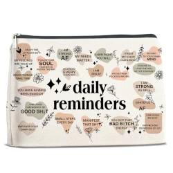 Inspirierende Geschenke für Frauen, Ermutigungsgeschenke, Selbstliebe, Make-up-Tasche, motivierende Geschenke für Frauen, Freunde, Besties, Kollegen, Lehrer, Krankenschwestern, positive tägliche von Mukjyuyi