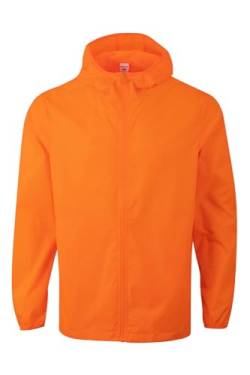 Mukua Unisex Stockton Windjacke Windbreaker, Orange (fluor orange), M von Mukua