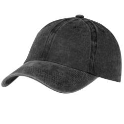 Mulor Baseball Cap Damen Herren Baseballkappe Verstellbar Basecap 100% Baumwolle von Mulor