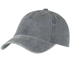 Mulor Baseball Cap Damen Herren Baseballkappe Verstellbar Basecap 100% Baumwolle von Mulor