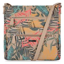 MultiSac Damen Umhängetasche Lorraine Crossbody, Tropicana Floral von MultiSac