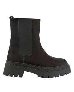 Mumka Damen Boots Mode-Stiefel, Schwarz, 36 EU von Mumka