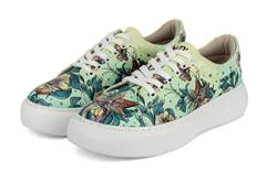 Mumka Damen Flores en Verde Sneaker, Mehrfarbig, 40 EU von Mumka