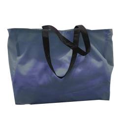 Faltbare Neopren-Handgepäcktasche, Großes Fassungsvermögen, Wasserdicht, Langlebig, für Geschäftsreisen, die auf die Geburt Warten (Navy blau) von Mumusuki