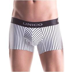 Mundo Unico Herren Pants / Schwarz weiss gestreift / Timon / kurz / L von Mundo Unico