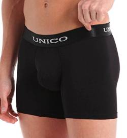 Mundo Unico Herren Pants Boxer / Mikrofaser / Lang / Schwarz / XL von Mundo Unico