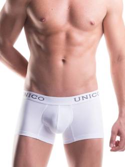Unico Clasicos: Mini Boxer, weiß (XL) von Mundo Unico