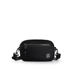 Munich Damen Recycled X Crossbody Black Bags, schwarz von Munich