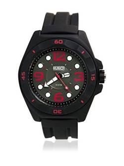 Munich Unisex Erwachsene Analog Quarz Uhr mit Silikon Armband MU+112.1A von Munich