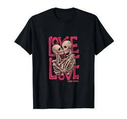 Love Is Love Skelett Gay Pride LGBTQ T-Shirt von Murder Apparel