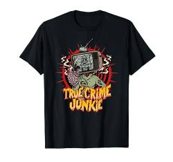 True Crime Junkie Serial Killer Mugshot Vintage T-Shirt von Murder Apparel