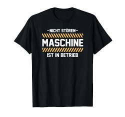 Bodybuilding Train Muskel Nicht stören Maschine in Betrieb T-Shirt von Muscle Fitness Anabolika Gym Bench Press Mann Men