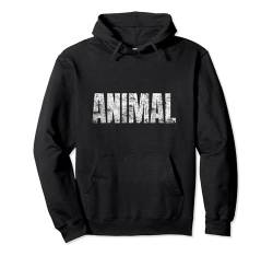 Spruch Training Bodybuilding Muskel Pulli Animal Pullover Hoodie von Muscle Fitness Anabolika Gym Bench Press Mann Men