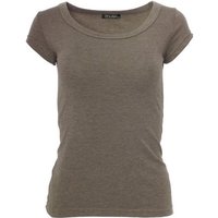 Muse T-Shirt Basic Kurzarm T-Shirt Skinny Fit 1001 von Muse