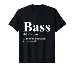 Bass Gitarre T-Shirt - Geschenk für Bassisten Shirts von Musik Bass Gitarre T-Shirts