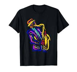 Saxophon T-Shirt - Geschenk für Saxophonisten Shirts von Musik Saxophon T-Shirts