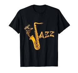 Saxophon T-Shirt für Saxophonisten Geschenk von Musik Saxophon T-Shirts