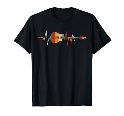 Geschenkidee für Gitarristen Herzschlag Gitarre T-Shirt von Musik T-Shirts & Geschenkideen