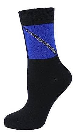 Musik-Socken mit Klarinette, 1 Paar (DE/NL/SE/PL, Numerisch, 35, 38, Regular, Regular) von Musikboutique