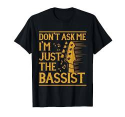 Bass Gitarre T-Shirt - Geschenk für Bassisten Shirts von Musikinstrument Bass Gitarre Shirts