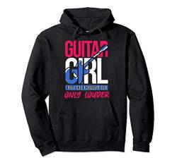 Rock Band Mädchen Geschenk Gitarre Pullover Hoodie von Musikinstrument Gitarre Rockband