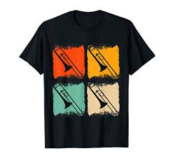 Pop Art Posaune T-Shirt von Musikinstrument Posaune Shirts