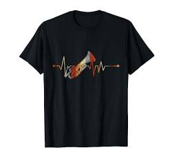 EKG Trompete T-Shirt - Geschenk für Trompetenspieler Shirts von Musikinstrument Trompete T-Shirts